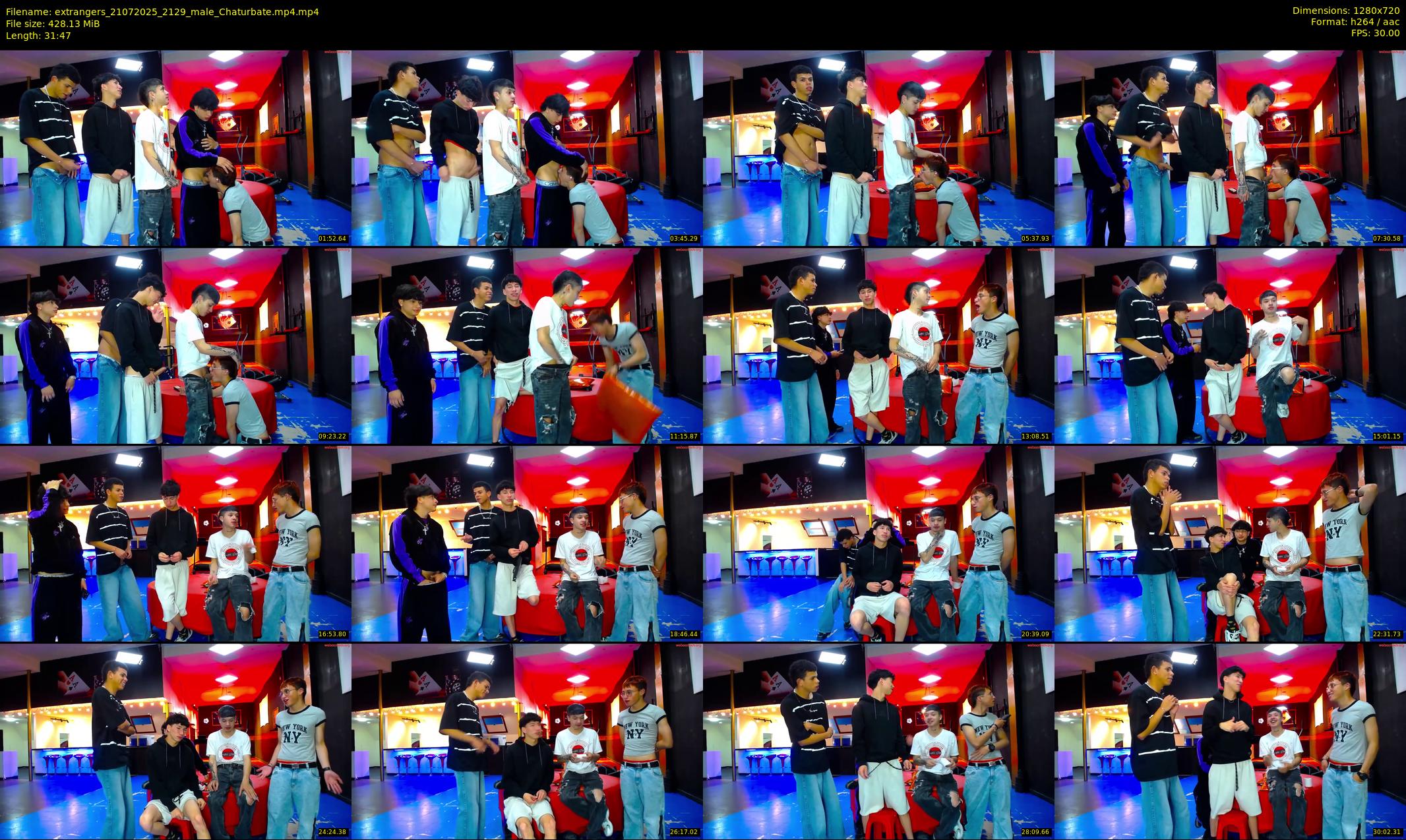extrangers — 32 minute Chaturbate male cam show recording, 720p, Jul 21, 2025