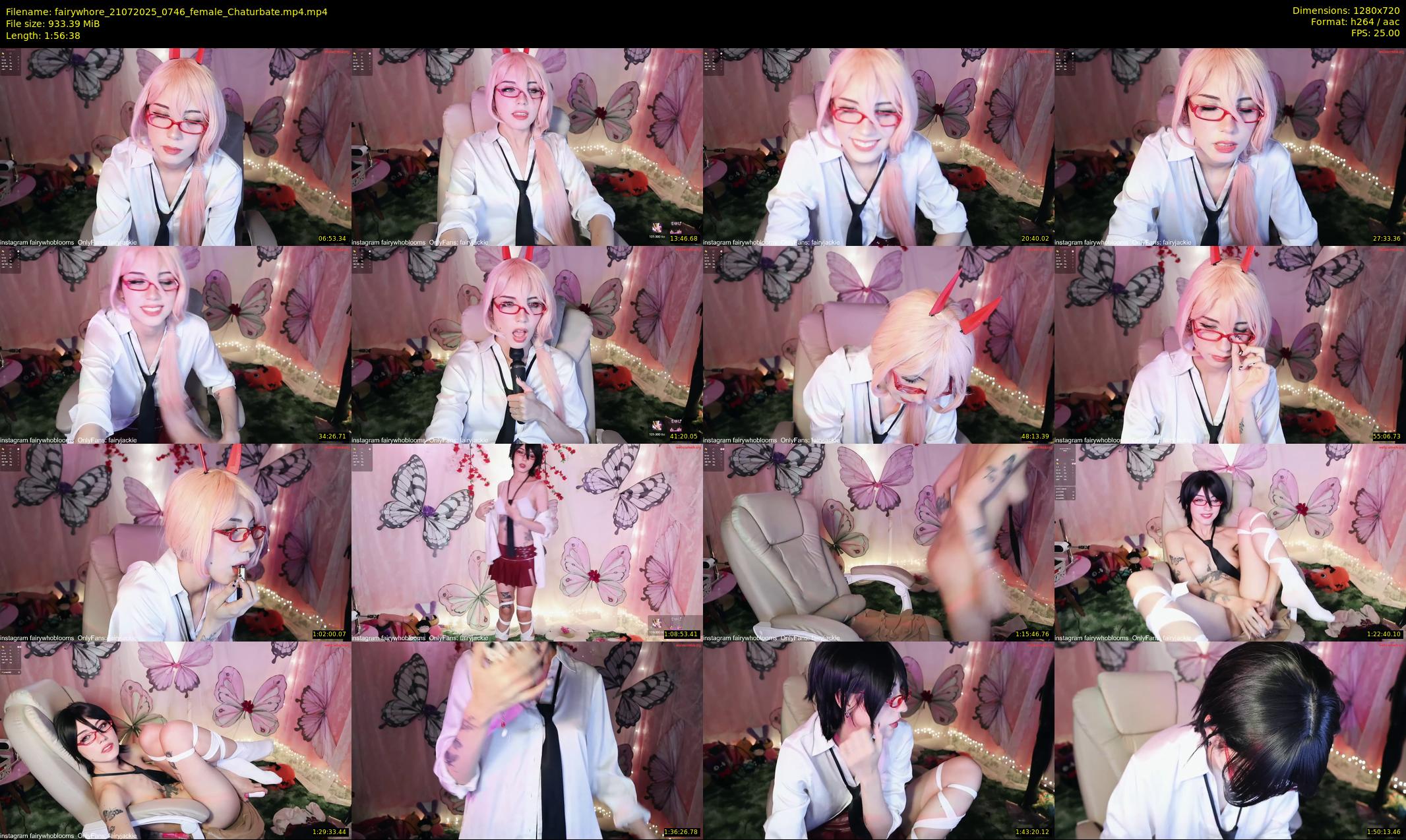 fairywhore — 117 minute Chaturbate female cam show recording, 720p, Jul 21, 2025