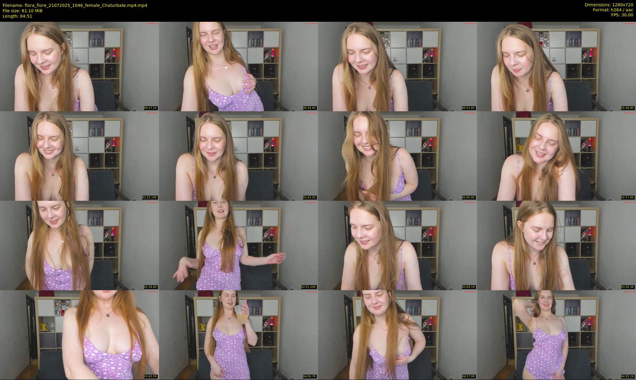 flora_fiore — 5 minute Chaturbate female cam show recording, 720p, Jul 21, 2025