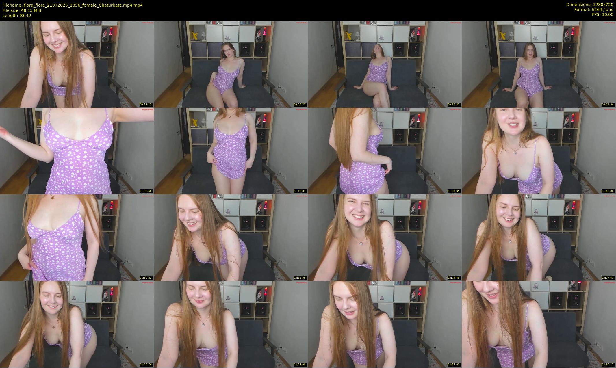 flora_fiore — 4 minute Chaturbate female cam show recording, 720p, Jul 21, 2025