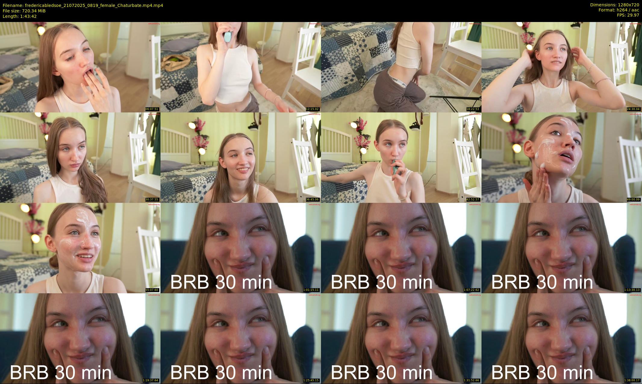 fredericabledsoe — 104 minute Chaturbate female cam show recording, 720p, Jul 21, 2025