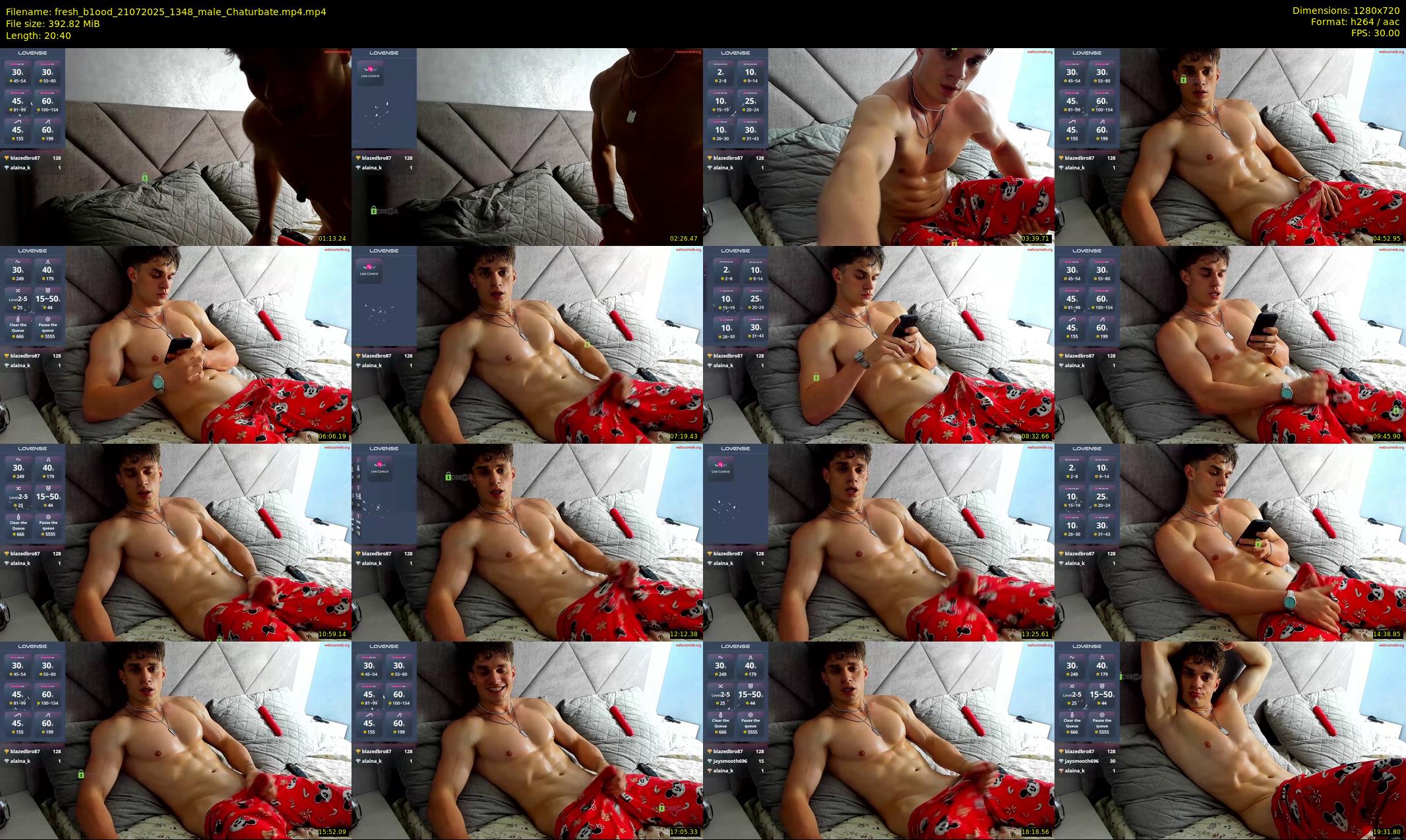 fresh_b1ood — 21 minute Chaturbate male cam show recording, 720p, Jul 21, 2025