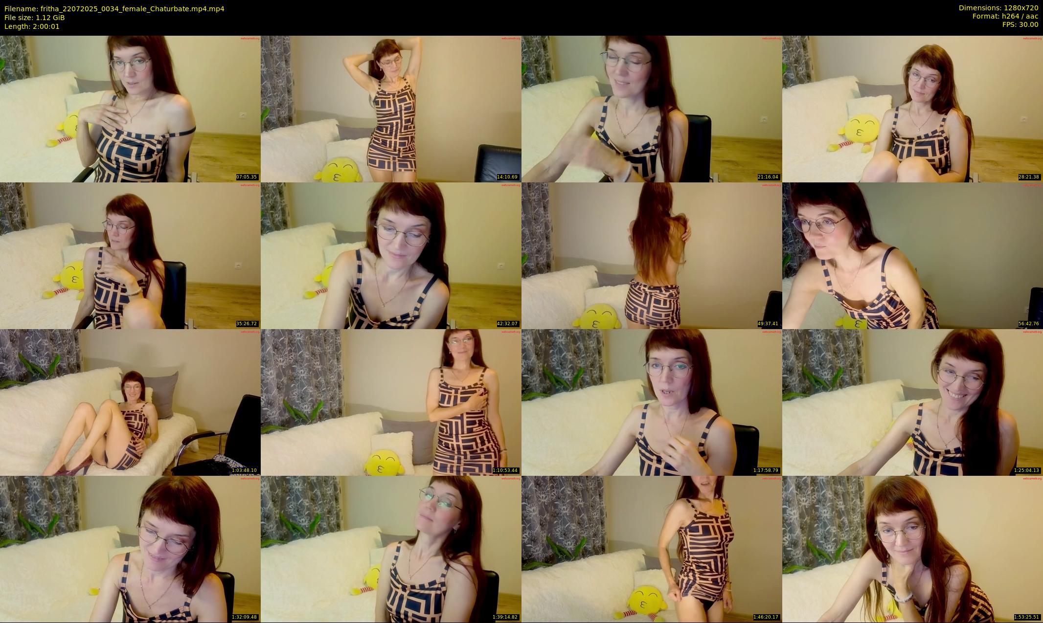 fritha — 121 minute Chaturbate female cam show recording, 720p, Jul 22, 2025