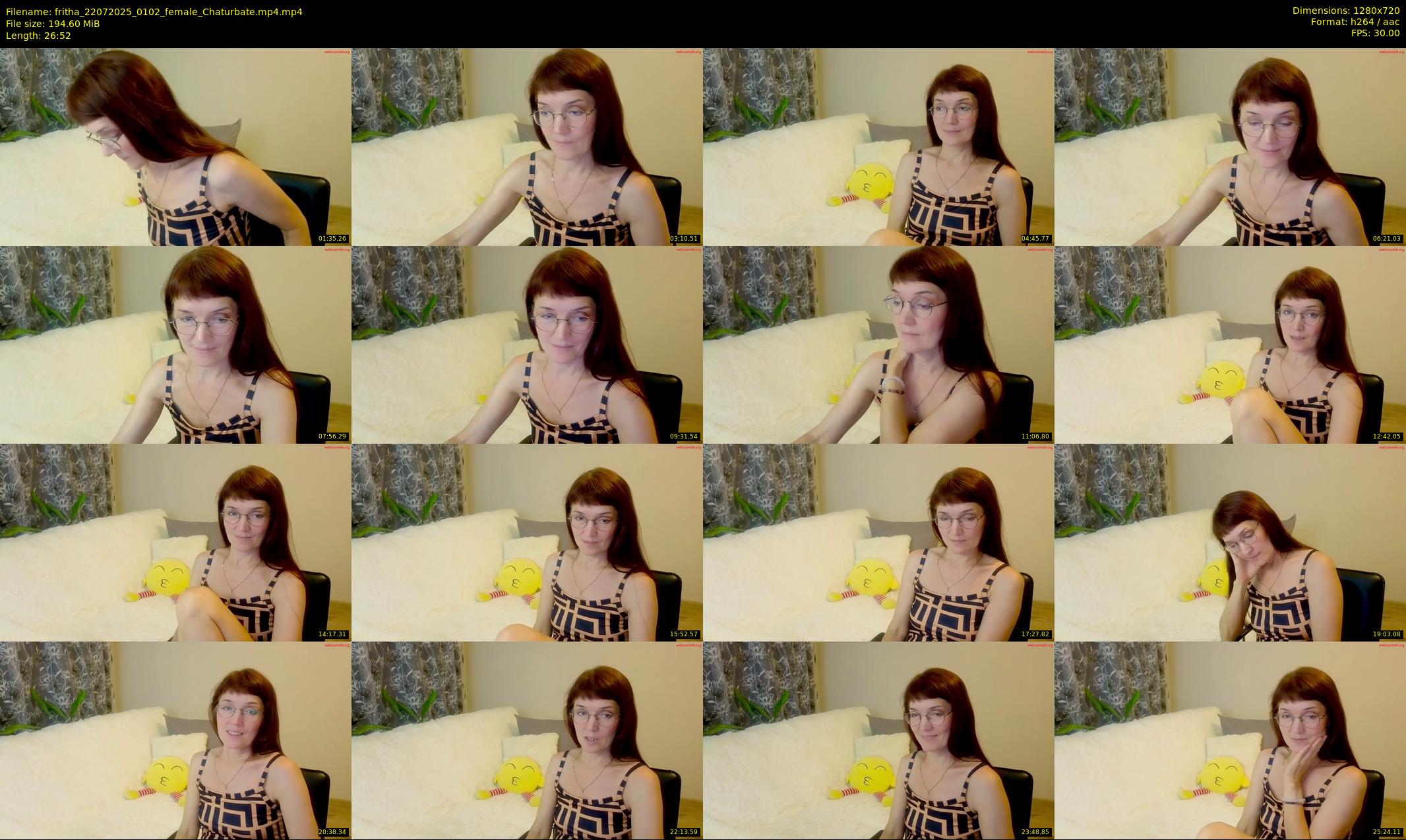 fritha — 27 minute Chaturbate female cam show recording, 720p, Jul 22, 2025