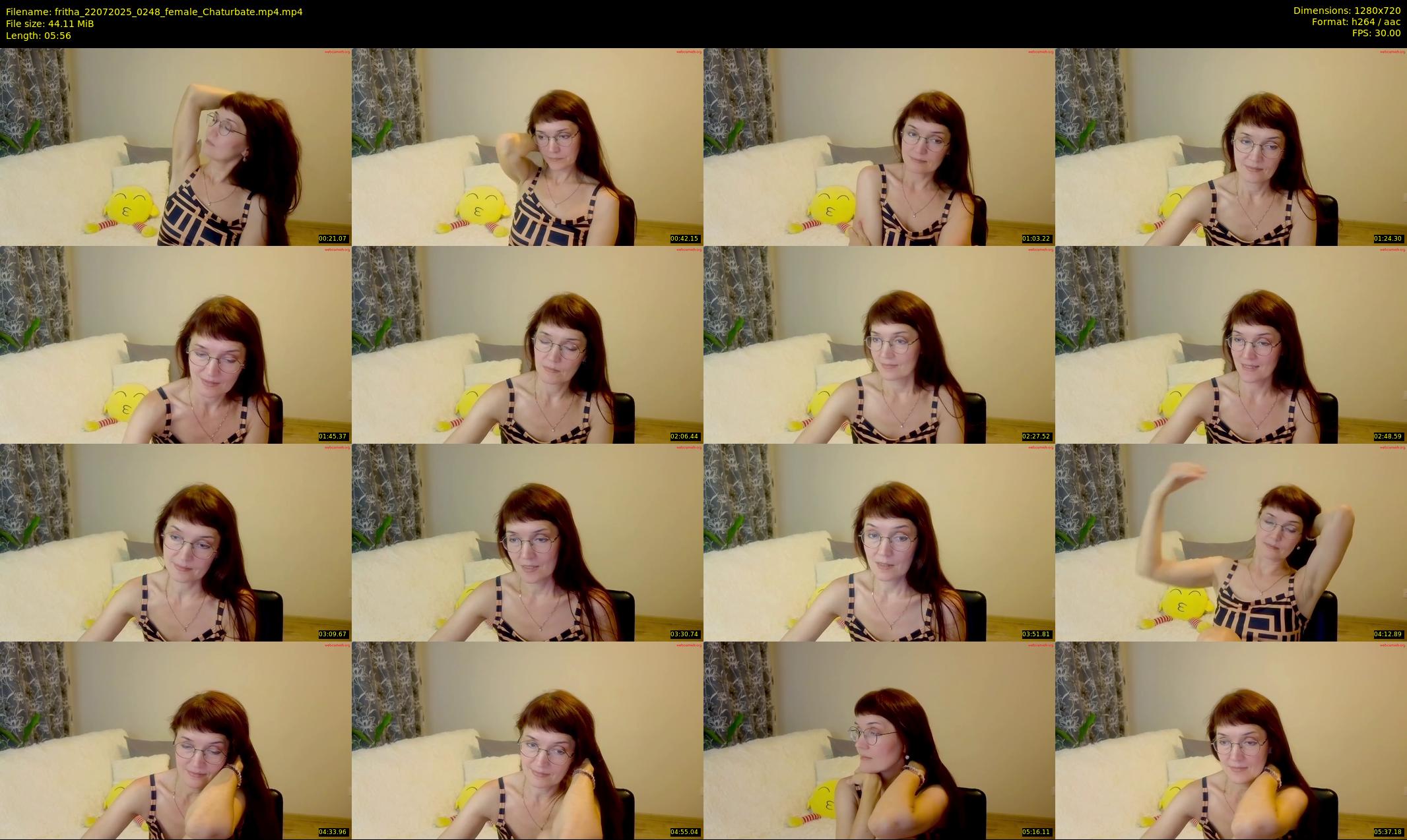 fritha — 6 minute Chaturbate female cam show recording, 720p, Jul 22, 2025