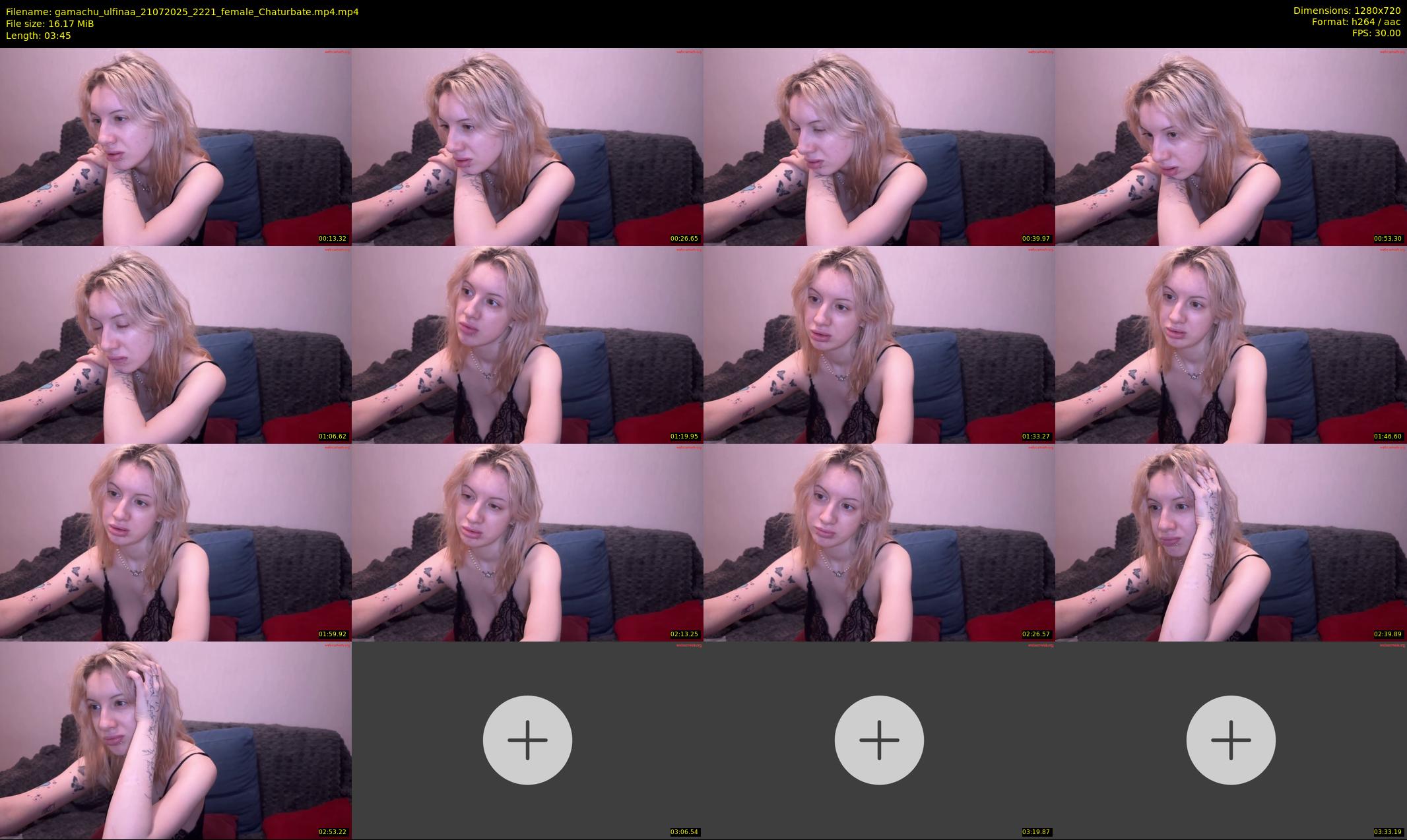 gamachu_ulfinaa — 4 minute Chaturbate female cam show recording, 720p, Jul 21, 2025