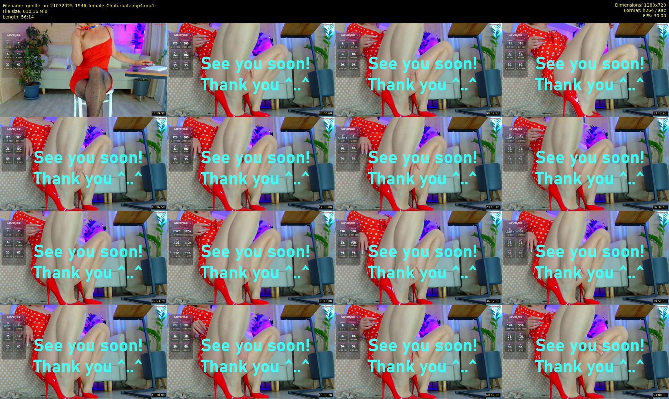 gentle_an — 57 minute Chaturbate female cam show recording, 720p, Jul 21, 2025