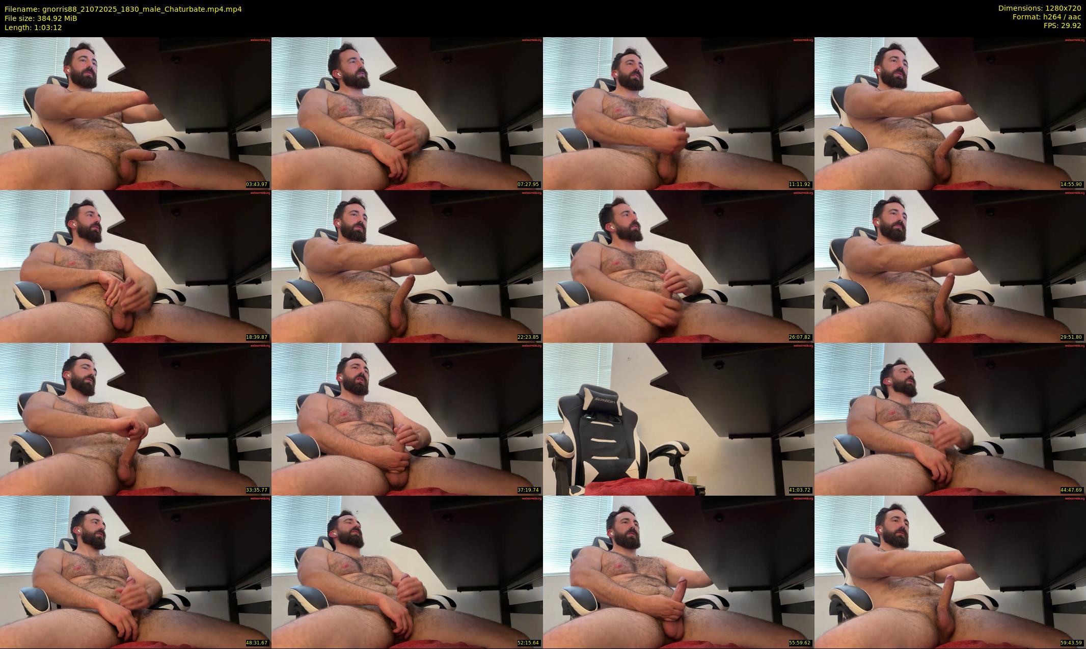 gnorris88 — 64 minute Chaturbate male cam show recording, 720p, Jul 21, 2025