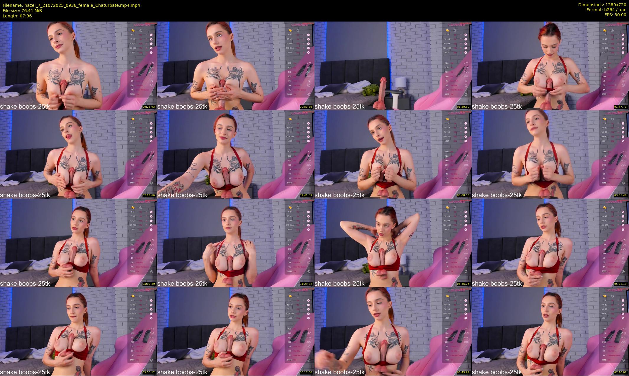 hazel_7 — 8 minute Chaturbate female cam show recording, 720p, Jul 21, 2025