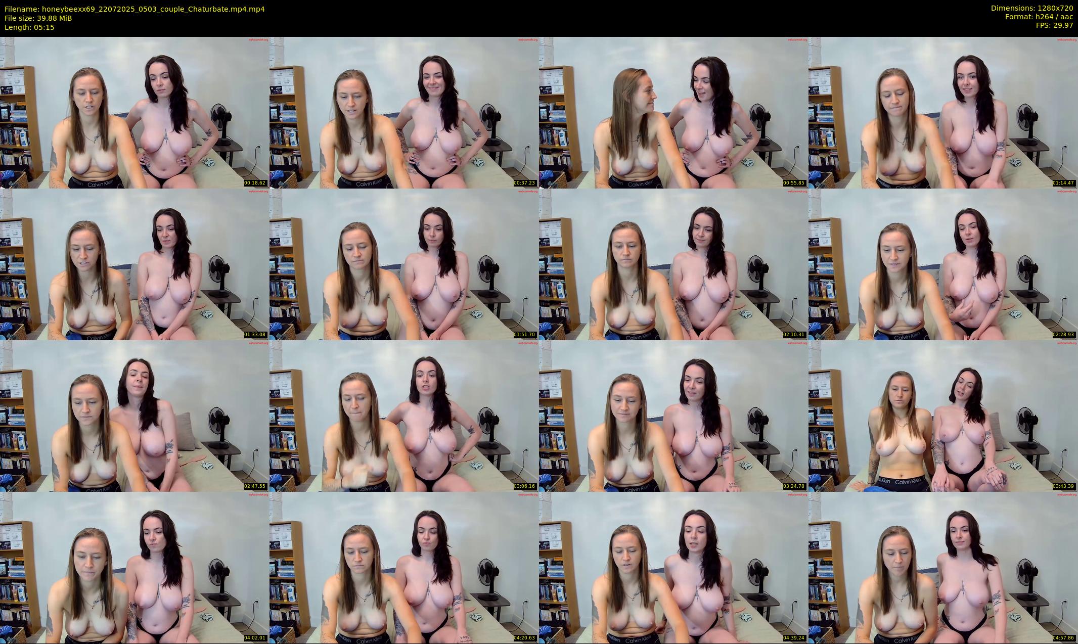 honeybeexx69 — 6 minute Chaturbate couple cam show recording, 720p, Jul 22, 2025