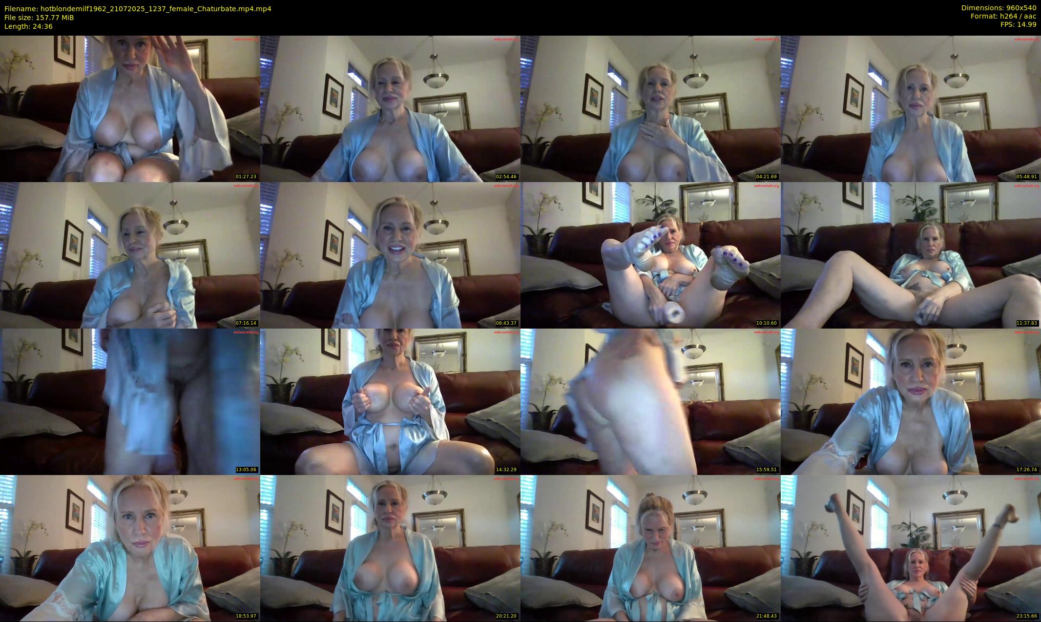 hotblondemilf1962 — 25 minute Chaturbate female cam show recording, 480p, Jul 21, 2025