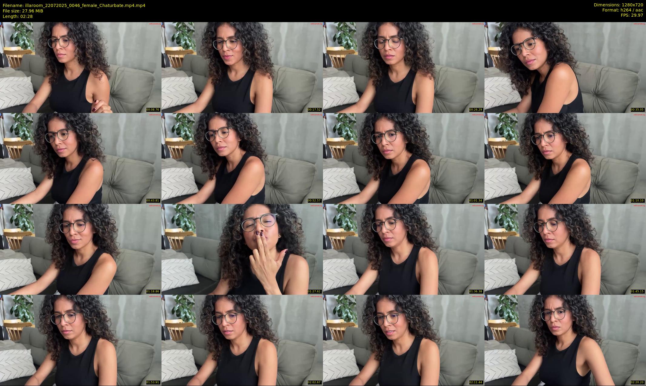 illaroom — 3 minute Chaturbate female cam show recording, 720p, Jul 22, 2025