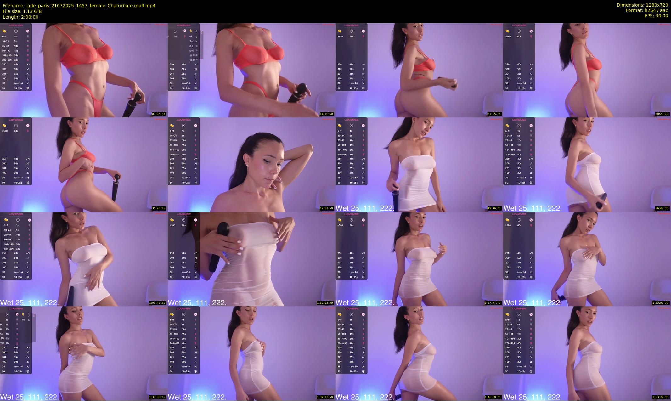 jade_paris — 120 minute Chaturbate female cam show recording, 720p, Jul 21, 2025