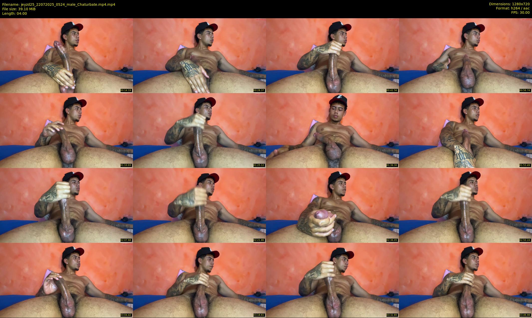 jeyzd25 — 4 minute Chaturbate male cam show recording, 720p, Jul 22, 2025