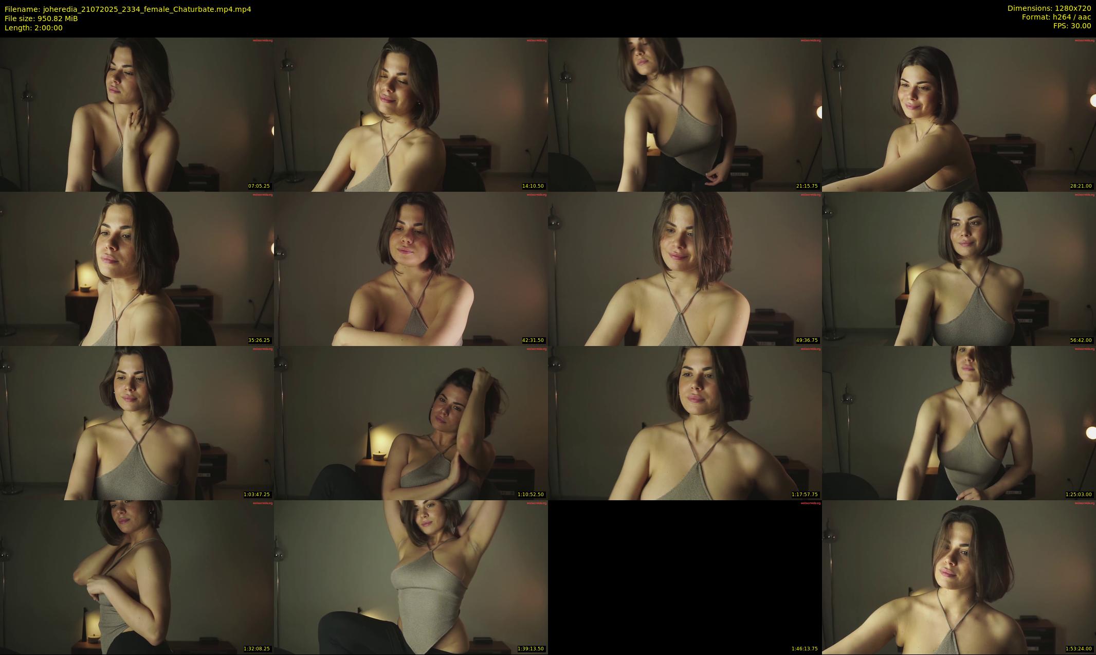 joheredia — 120 minute Chaturbate female cam show recording, 720p, Jul 21, 2025