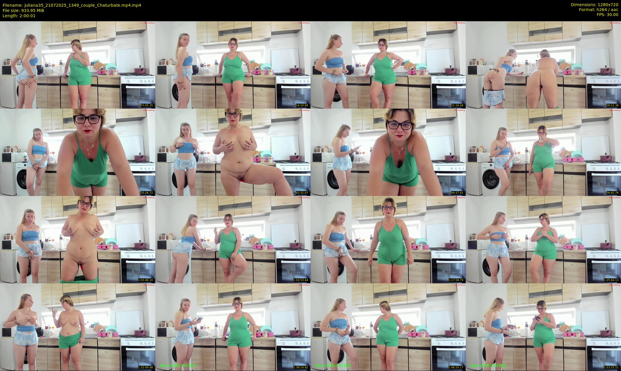 juliana35 — 121 minute Chaturbate couple cam show recording, 720p, Jul 21, 2025