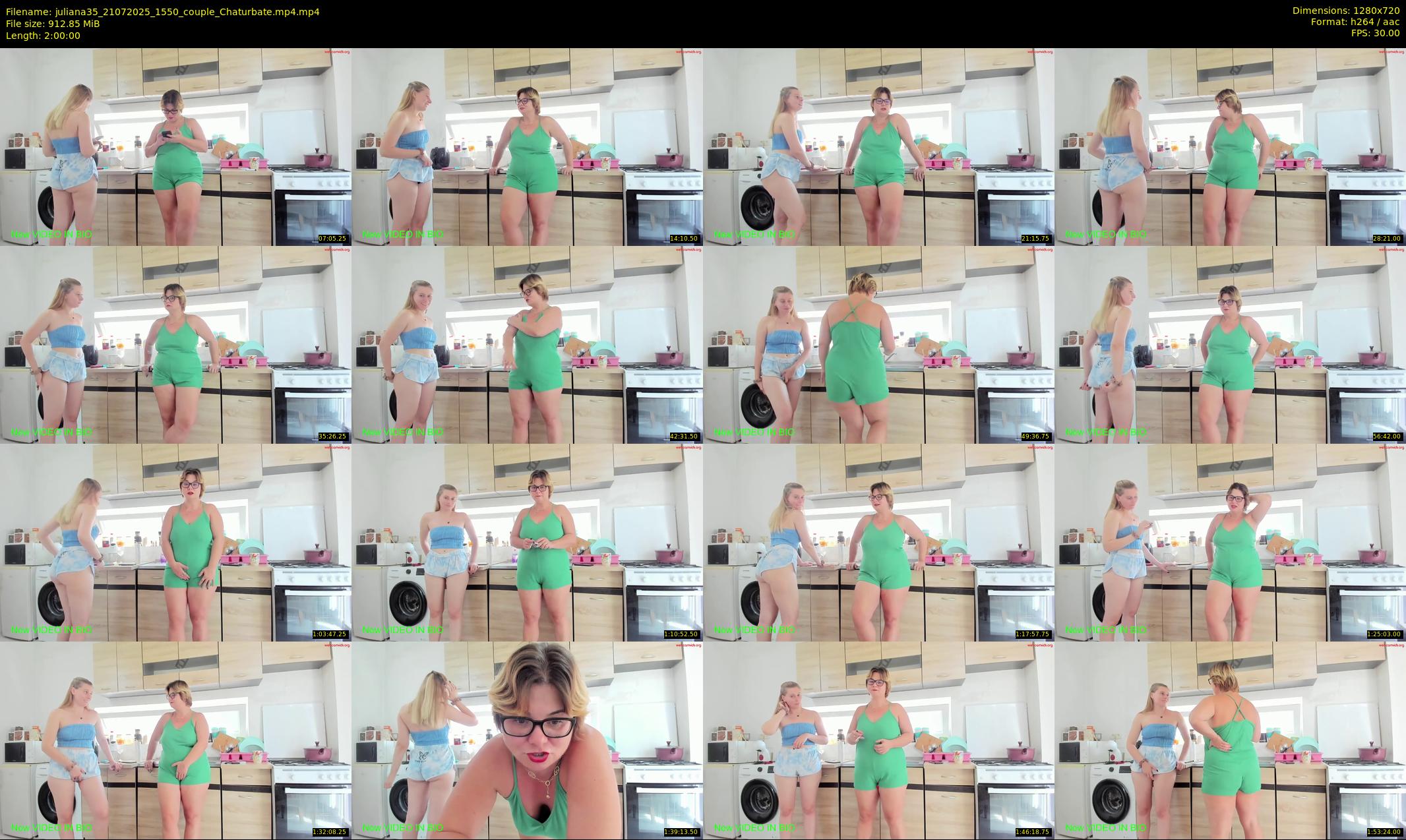 juliana35 — 120 minute Chaturbate couple cam show recording, 720p, Jul 21, 2025