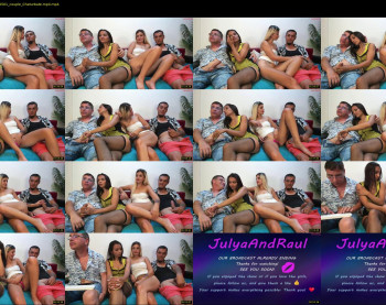 julyaandraul — 12 minute Chaturbate couple cam show recording, 720p, Jul 22, 2025