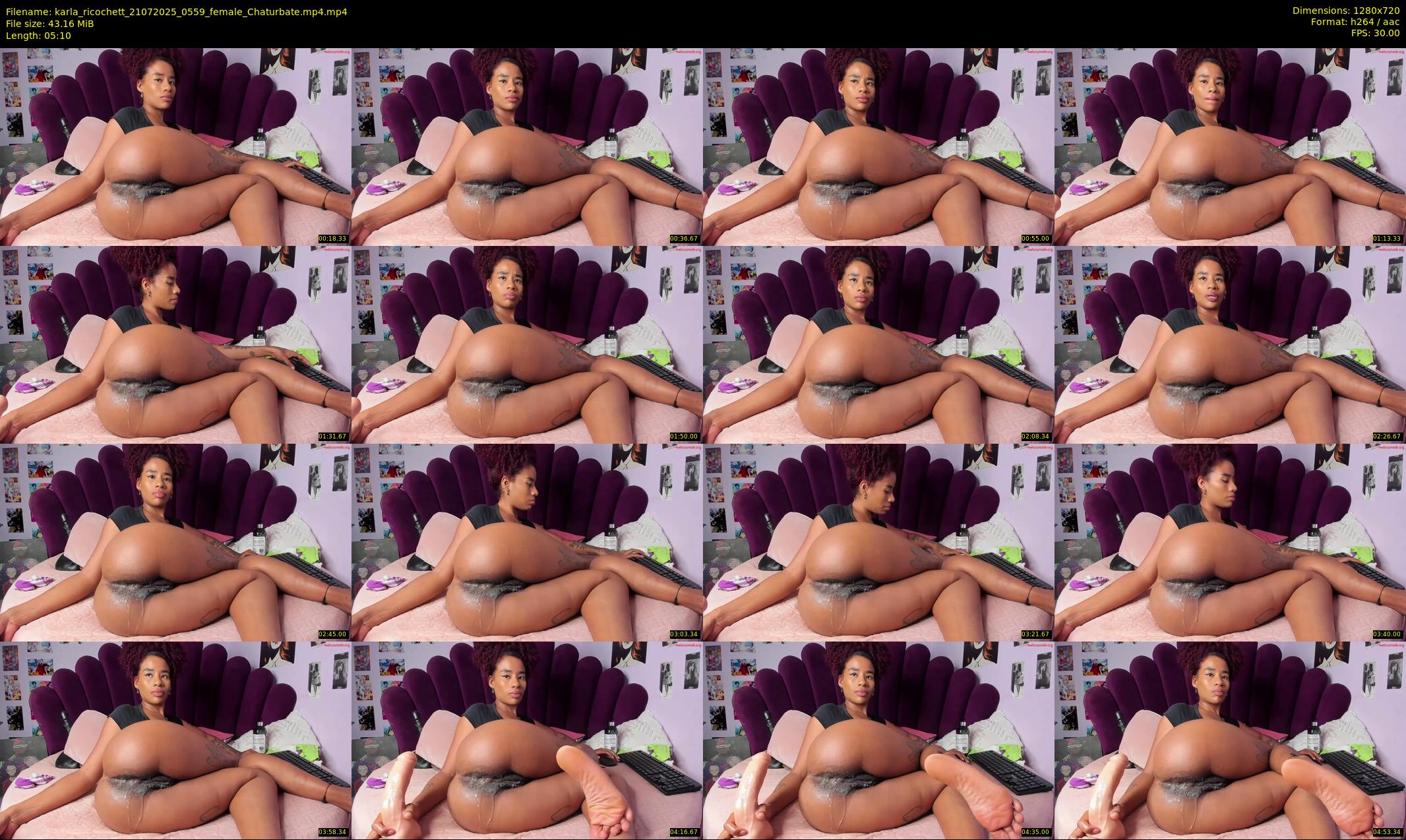 karla_ricochett — 6 minute Chaturbate female cam show recording, 720p, Jul 21, 2025