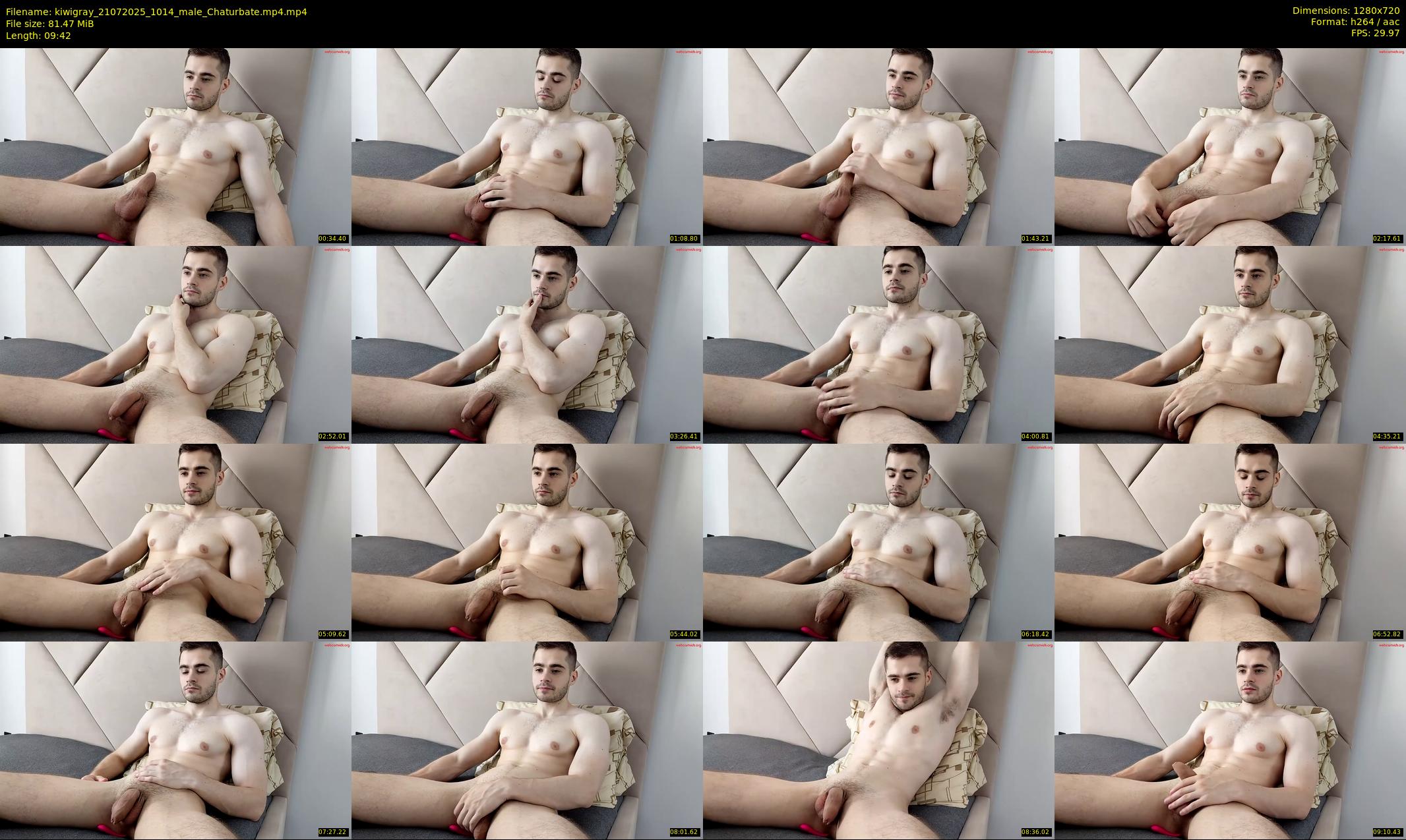 kiwigray — 10 minute Chaturbate male cam show recording, 720p, Jul 21, 2025