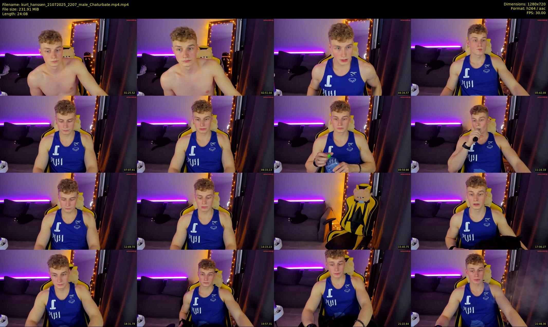 kurt_hanssen — 25 minute Chaturbate male cam show recording, 720p, Jul 21, 2025