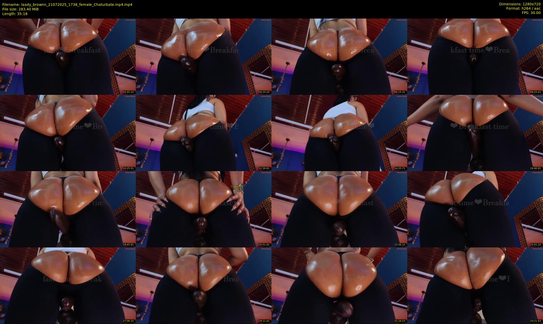 laady_brownn — 36 minute Chaturbate female cam show recording, 720p, Jul 21, 2025