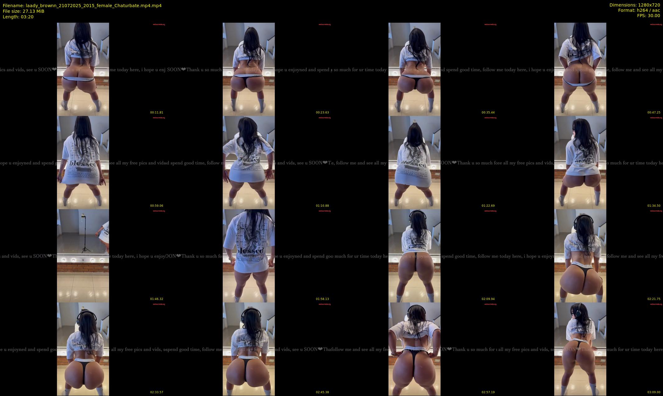 laady_brownn — 4 minute Chaturbate female cam show recording, 720p, Jul 21, 2025