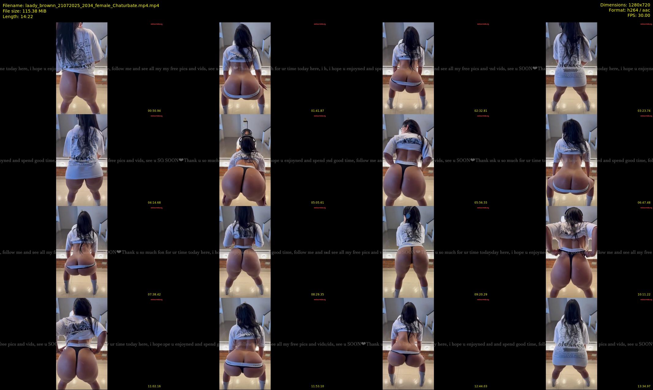 laady_brownn — 15 minute Chaturbate female cam show recording, 720p, Jul 21, 2025