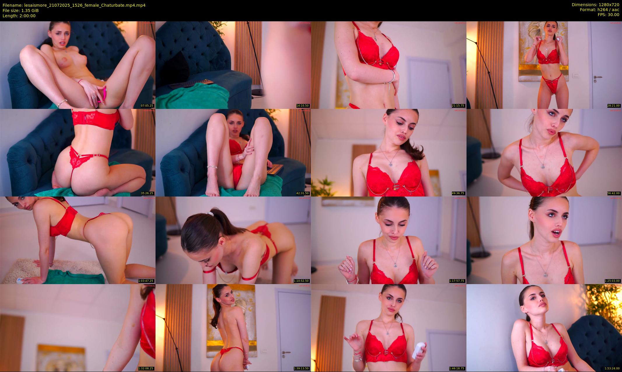 lesaismore — 120 minute Chaturbate female cam show recording, 720p, Jul 21, 2025