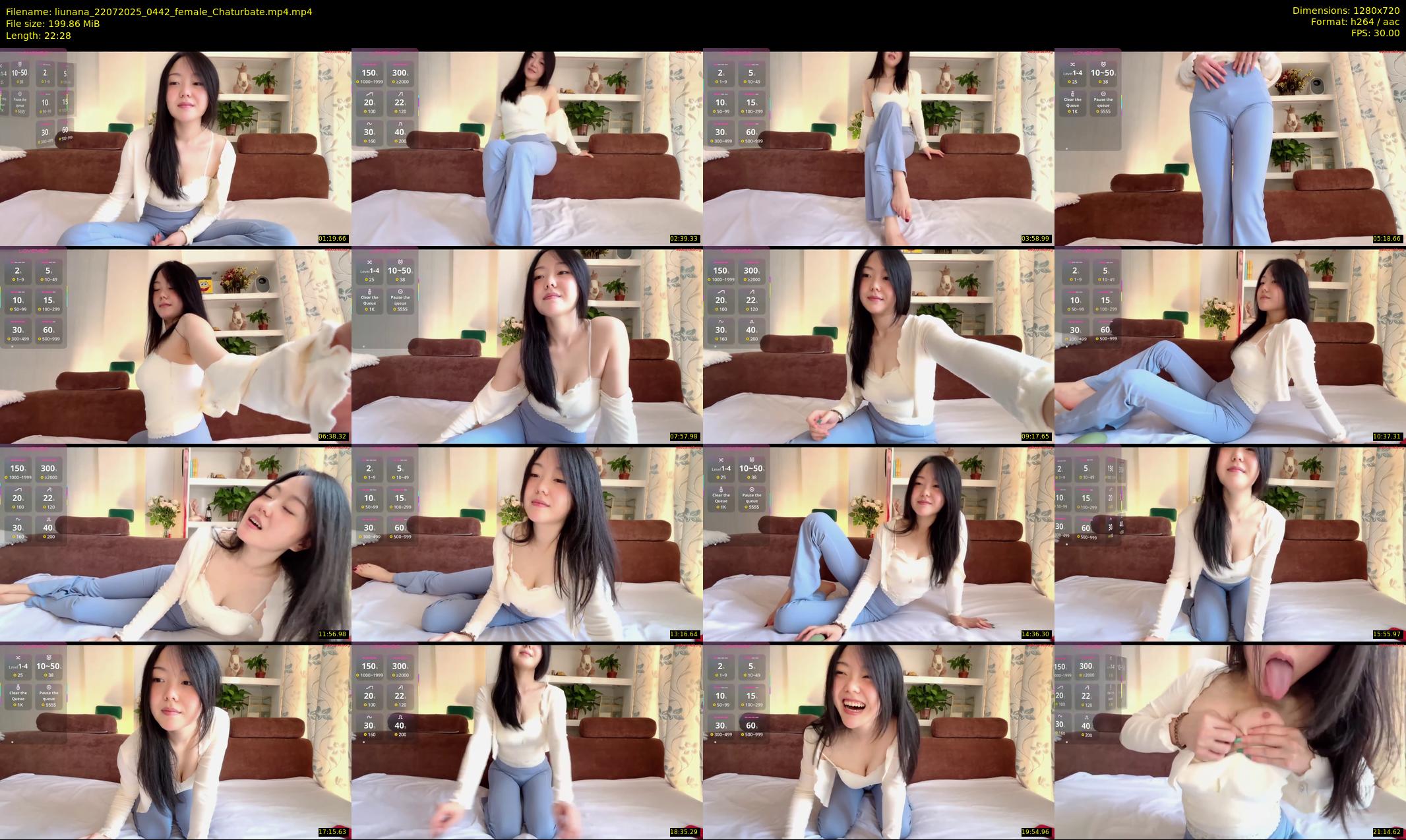 liunana — 23 minute Chaturbate female cam show recording, 720p, Jul 22, 2025