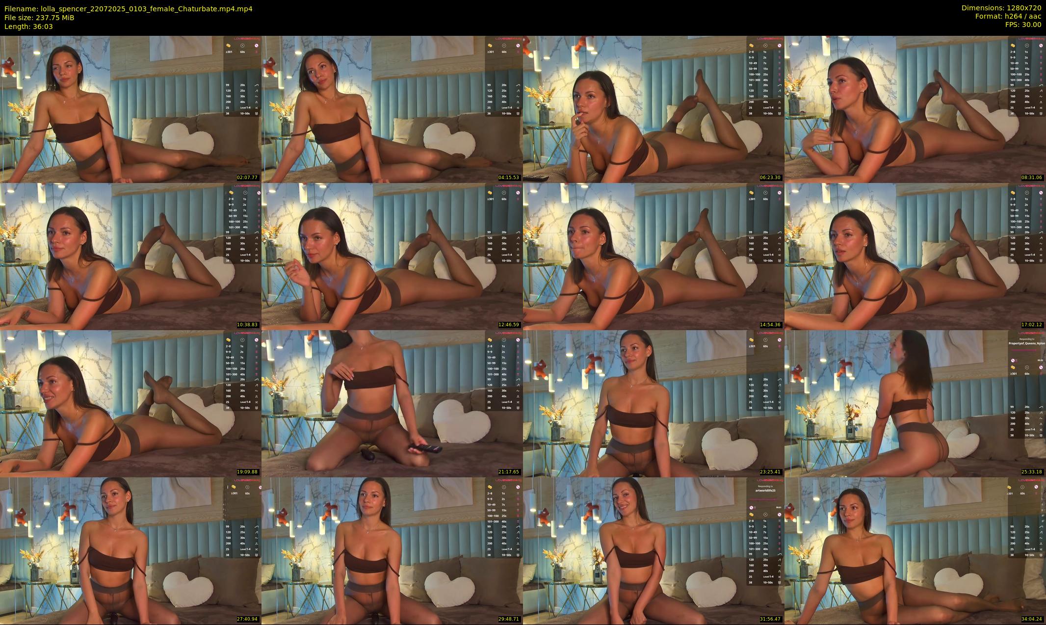 lolla_spencer — 37 minute Chaturbate female cam show recording, 720p, Jul 22, 2025