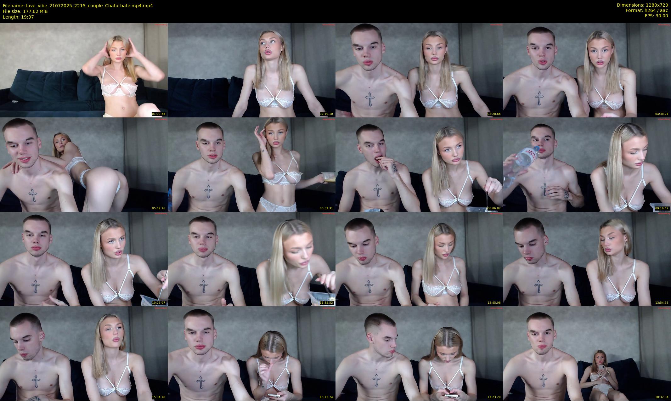 love_vibe — 20 minute Chaturbate couple cam show recording, 720p, Jul 21, 2025