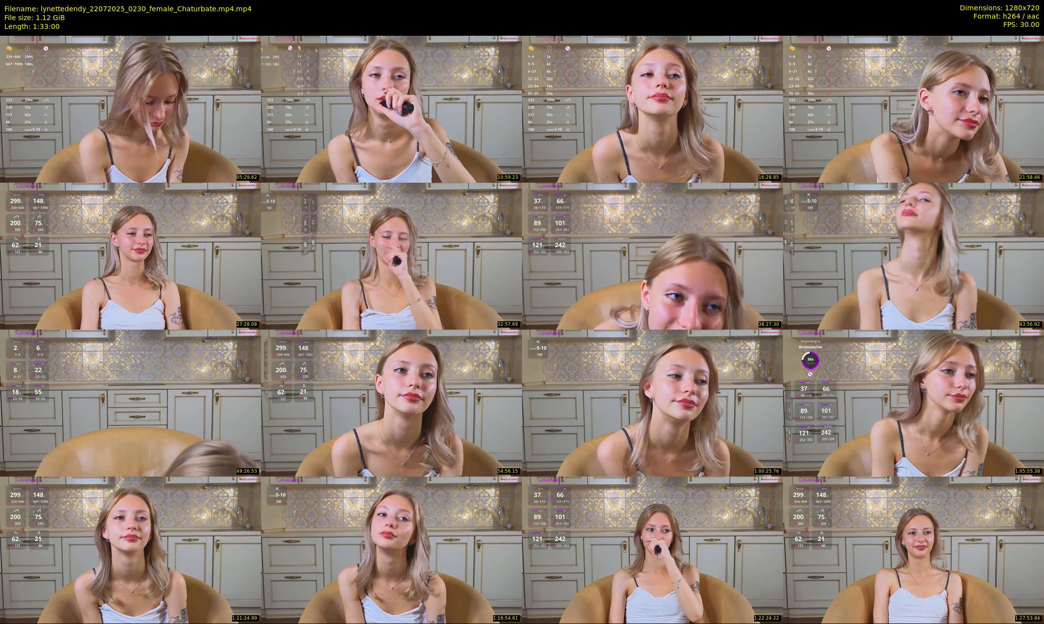 lynettedendy — 93 minute Chaturbate female cam show recording, 720p, Jul 22, 2025