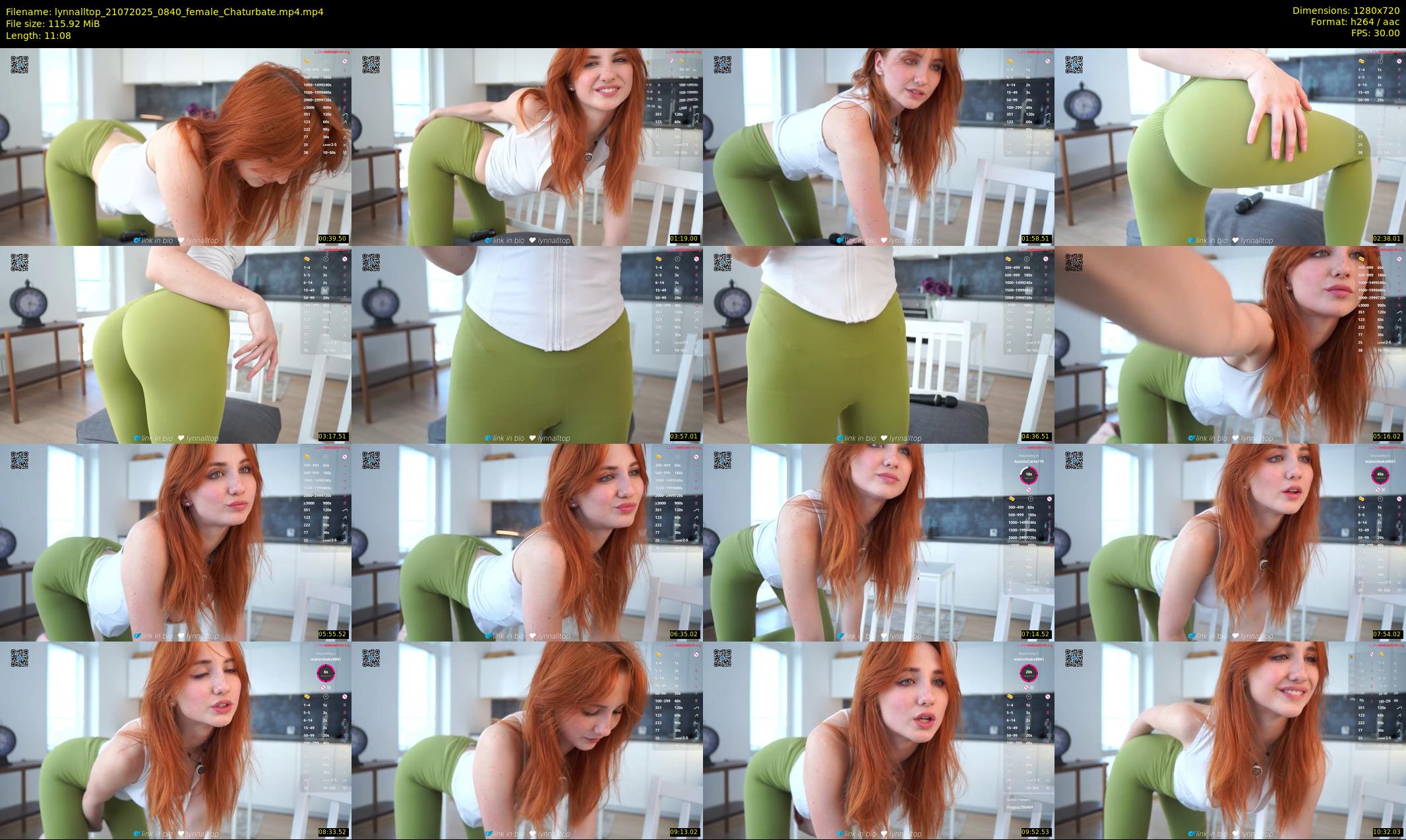 lynnalltop — 12 minute Chaturbate female cam show recording, 720p, Jul 21, 2025