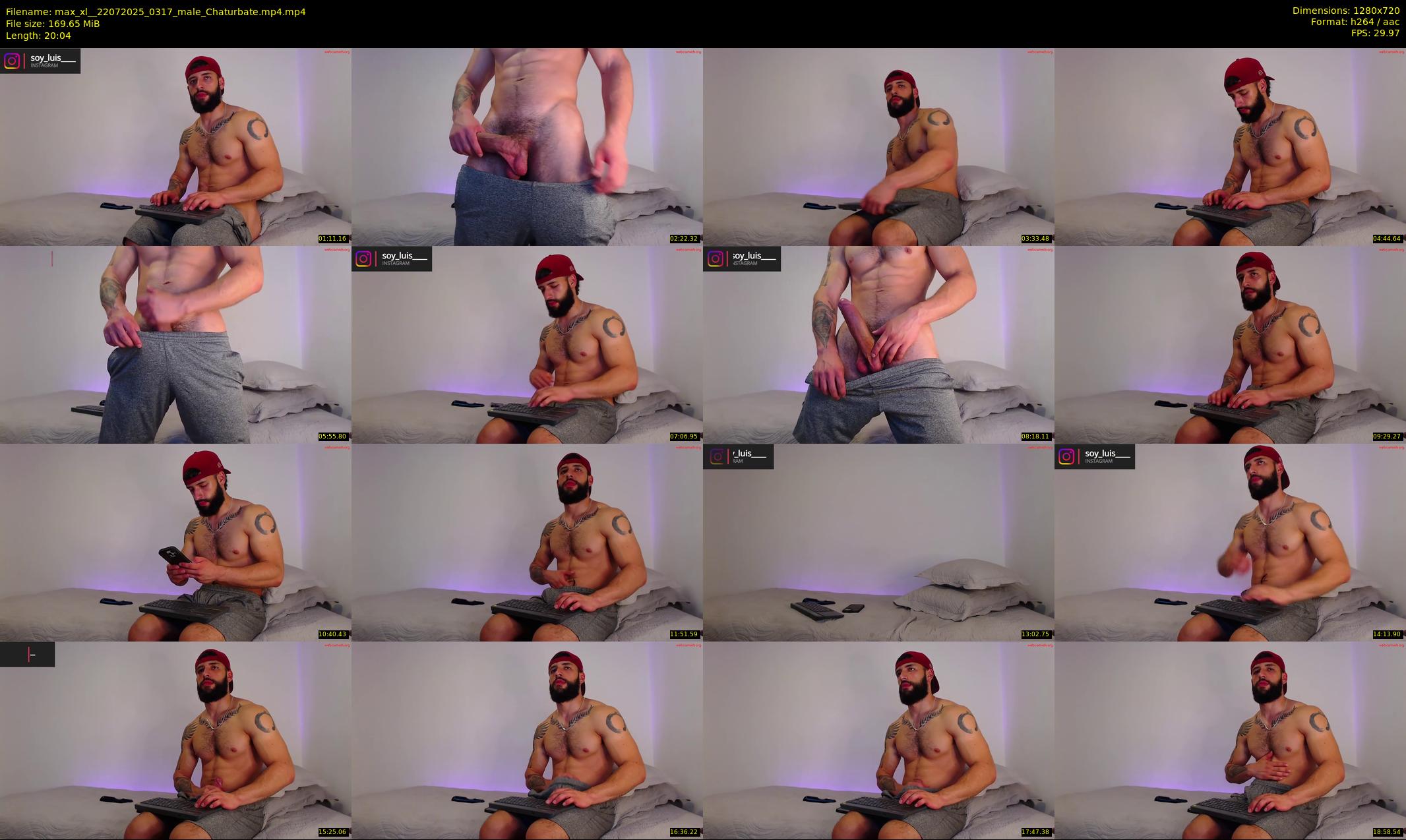 max_xl_ — 21 minute Chaturbate male cam show recording, 720p, Jul 22, 2025
