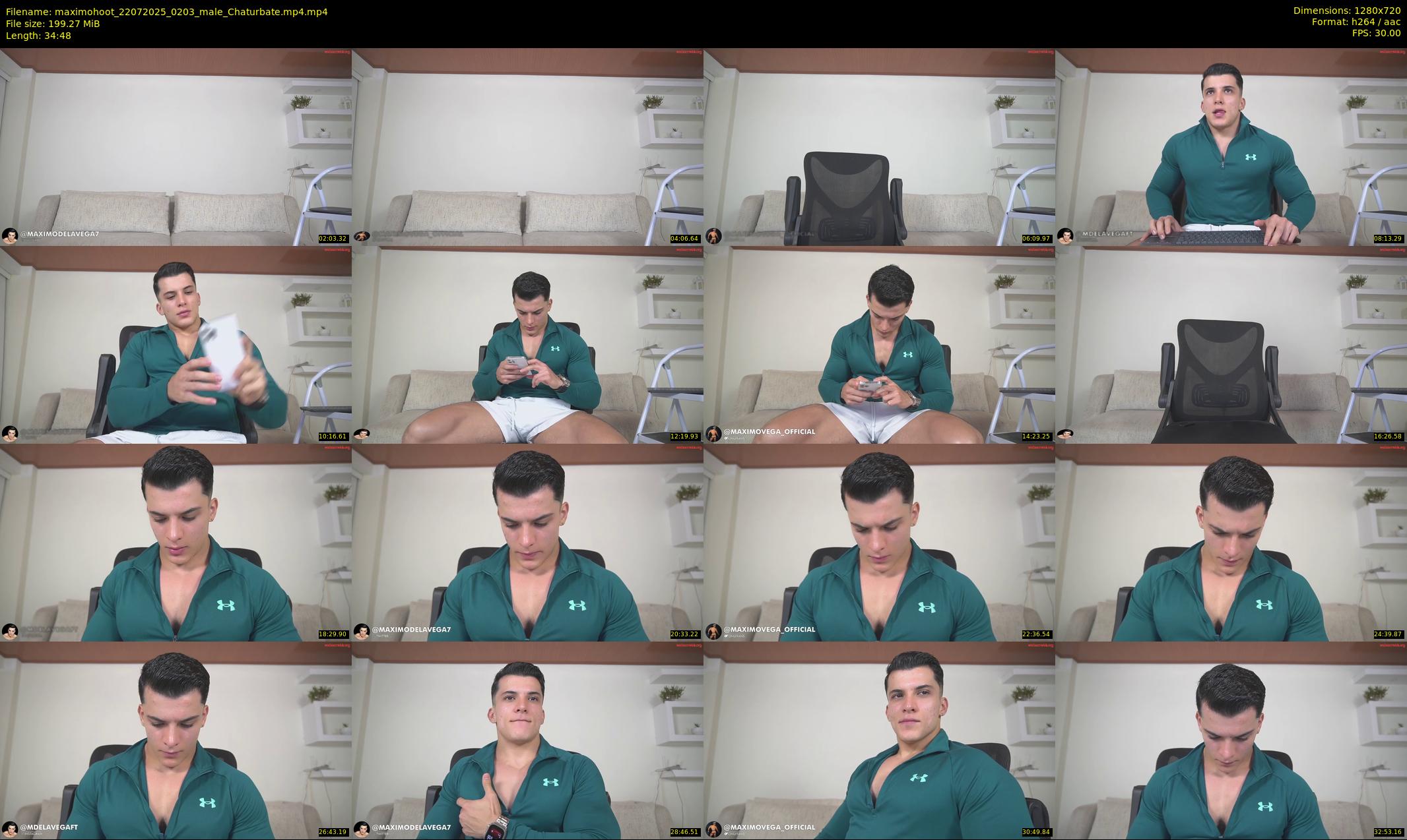 maximohoot — 35 minute Chaturbate male cam show recording, 720p, Jul 22, 2025