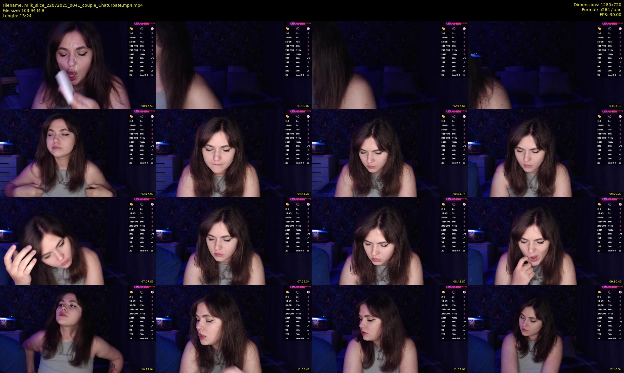 milk_slice — 14 minute Chaturbate couple cam show recording, 720p, Jul 22, 2025