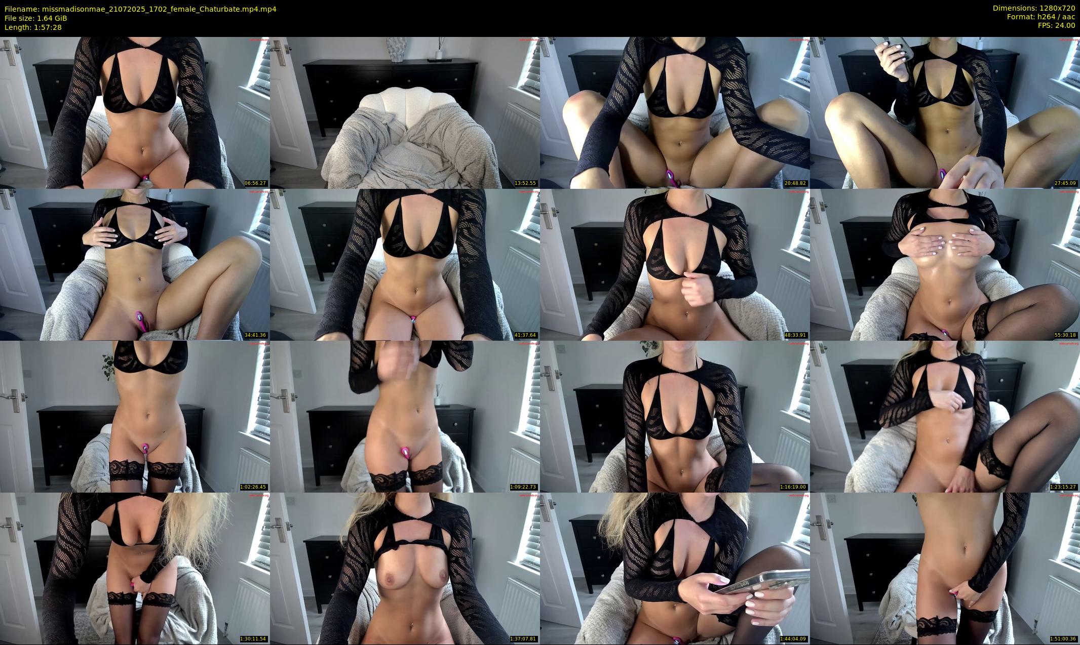 missmadisonmae — 118 minute Chaturbate female cam show recording, 720p, Jul 21, 2025