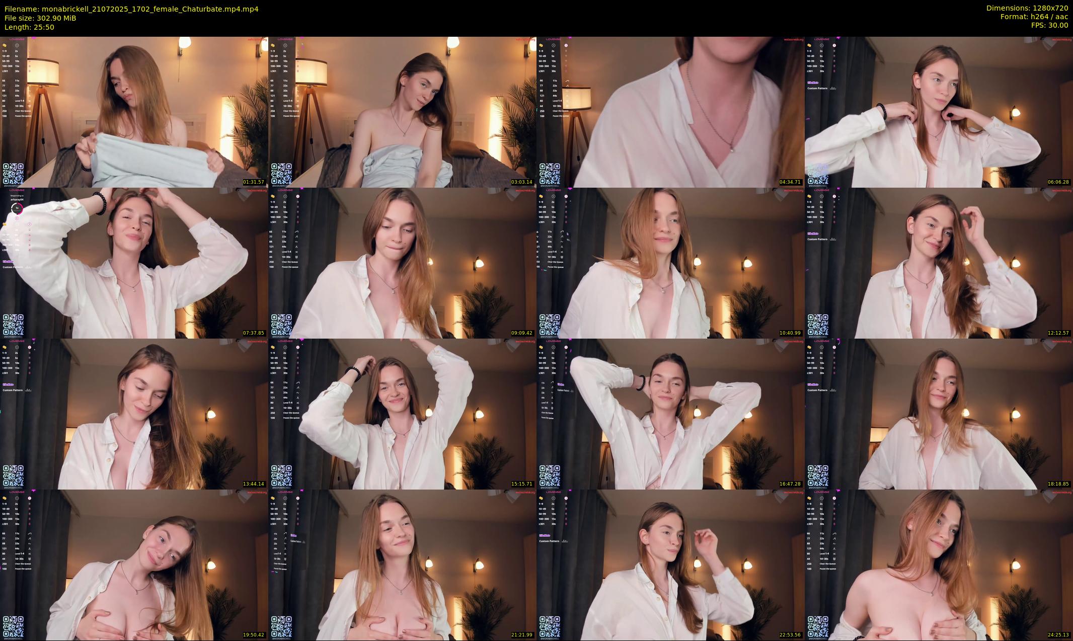monabrickell — 26 minute Chaturbate female cam show recording, 720p, Jul 21, 2025