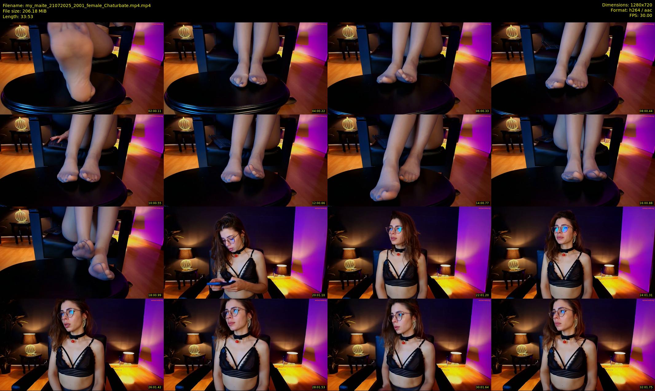 my_maite — 34 minute Chaturbate female cam show recording, 720p, Jul 21, 2025