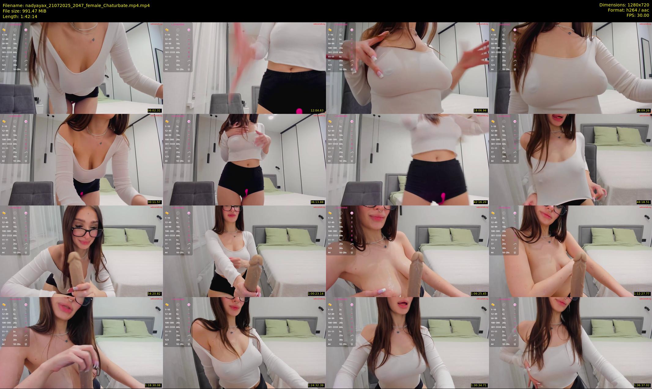 nadyayax — 103 minute Chaturbate female cam show recording, 720p, Jul 21, 2025