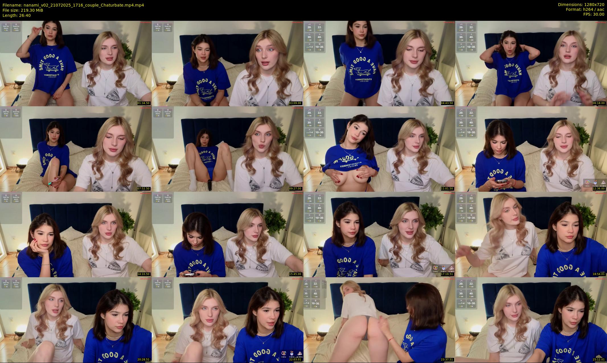 nanami_v02 — 27 minute Chaturbate couple cam show recording, 720p, Jul 21, 2025