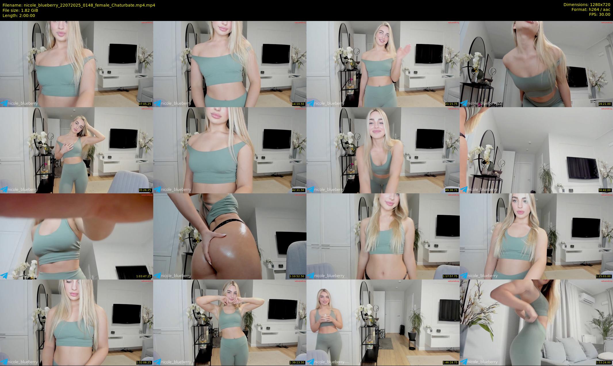 nicole_blueberry — 120 minute Chaturbate female cam show recording, 720p, Jul 22, 2025