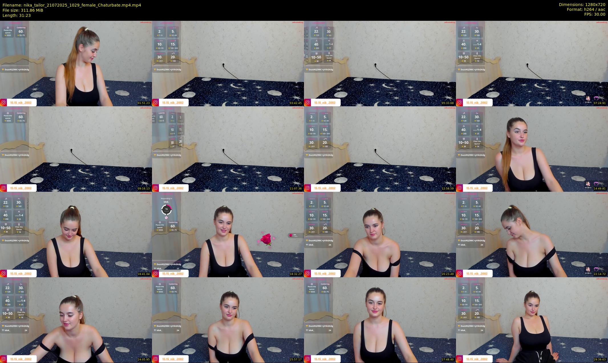 nika_tailor — 32 minute Chaturbate female cam show recording, 720p, Jul 21, 2025