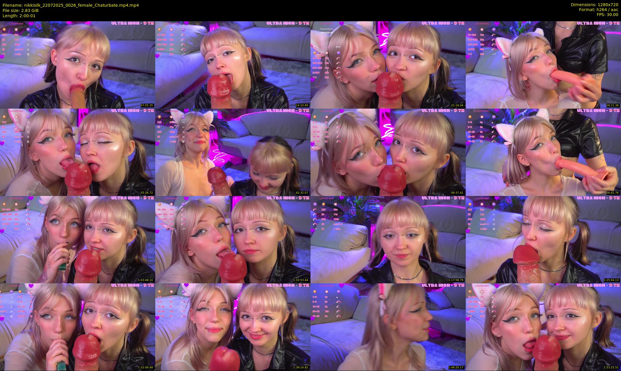 nikkisilk — 121 minute Chaturbate female cam show recording, 720p, Jul 22, 2025
