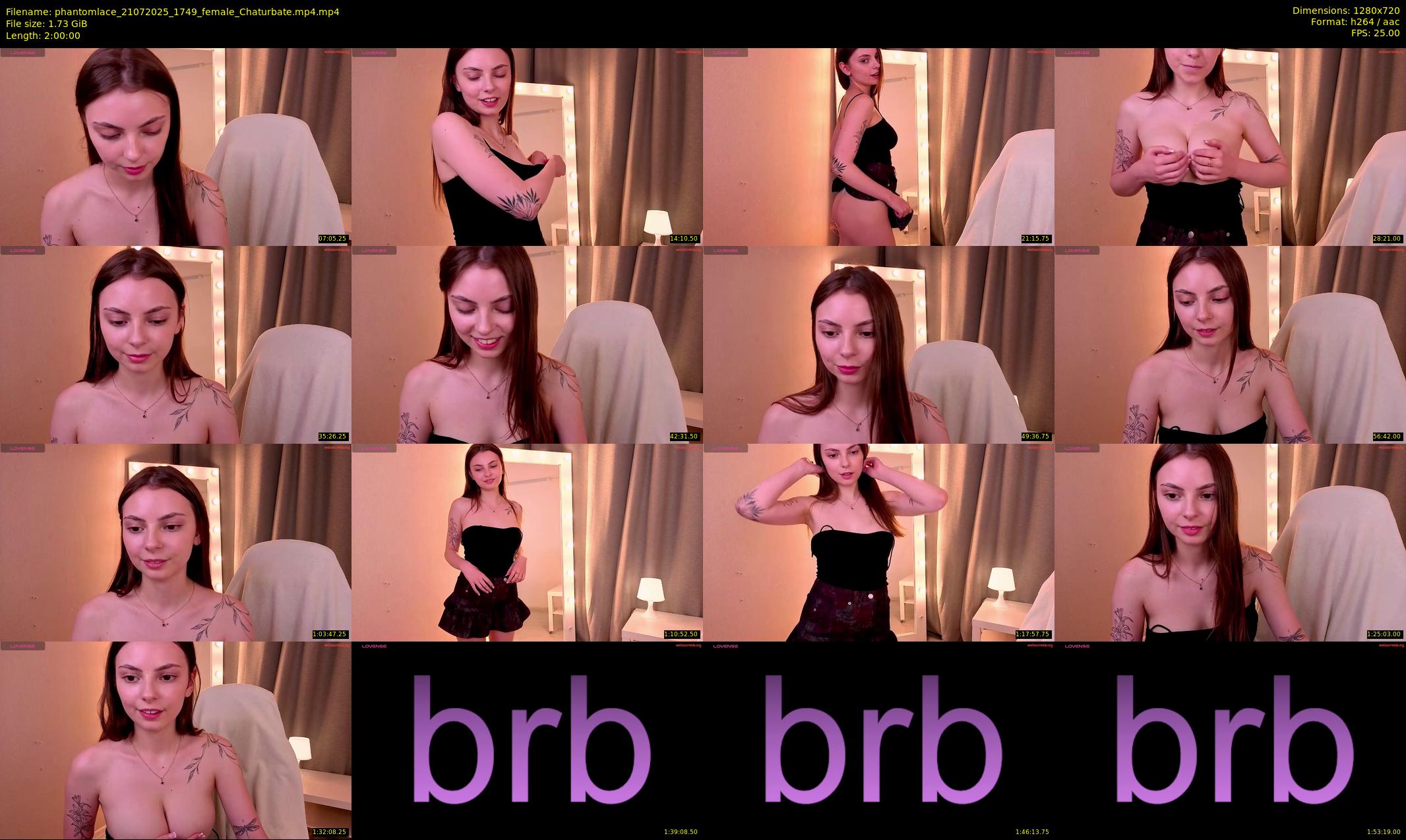 phantomlace — 120 minute Chaturbate female cam show recording, 720p, Jul 21, 2025