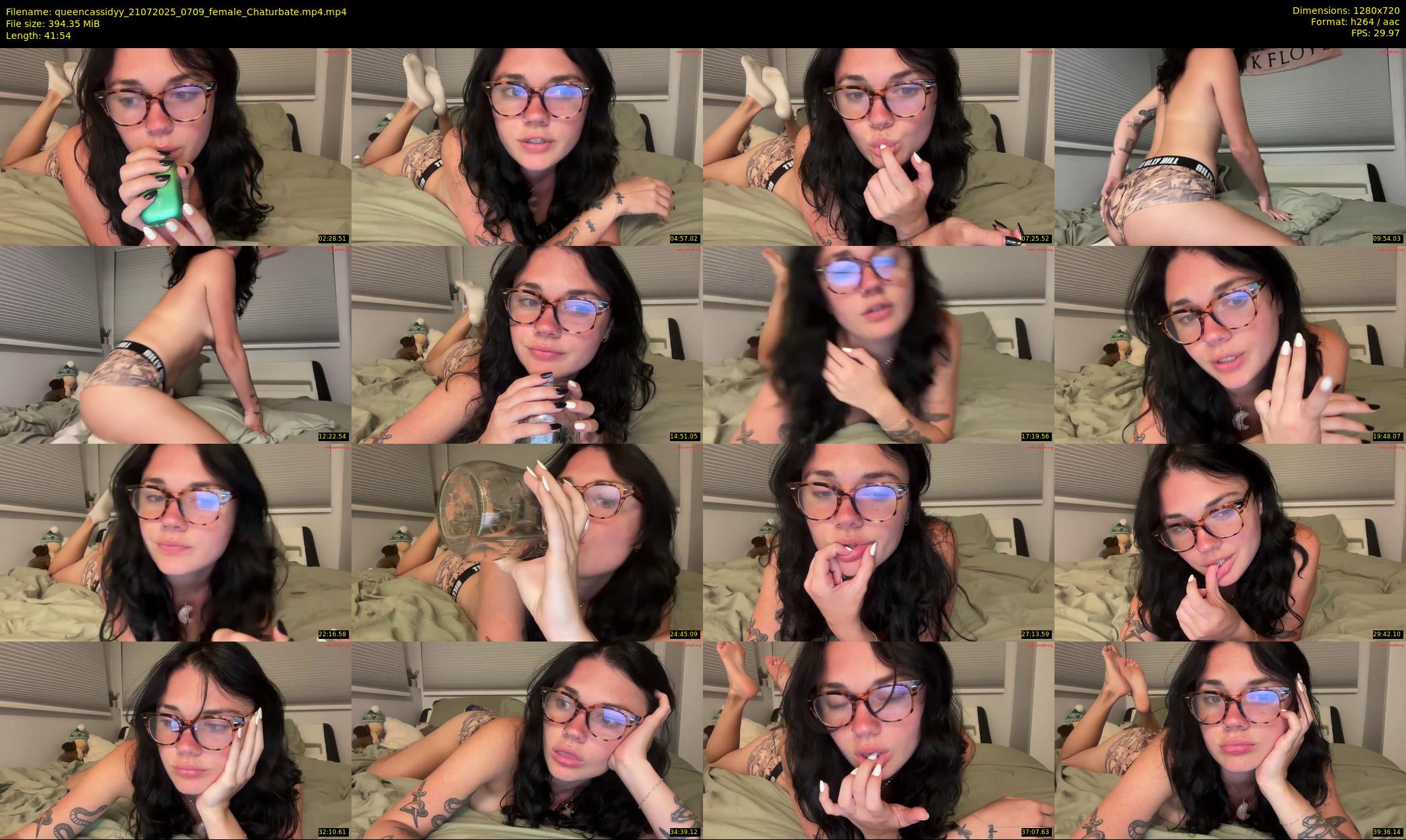 queencassidyy — 42 minute Chaturbate female cam show recording, 720p, Jul 21, 2025