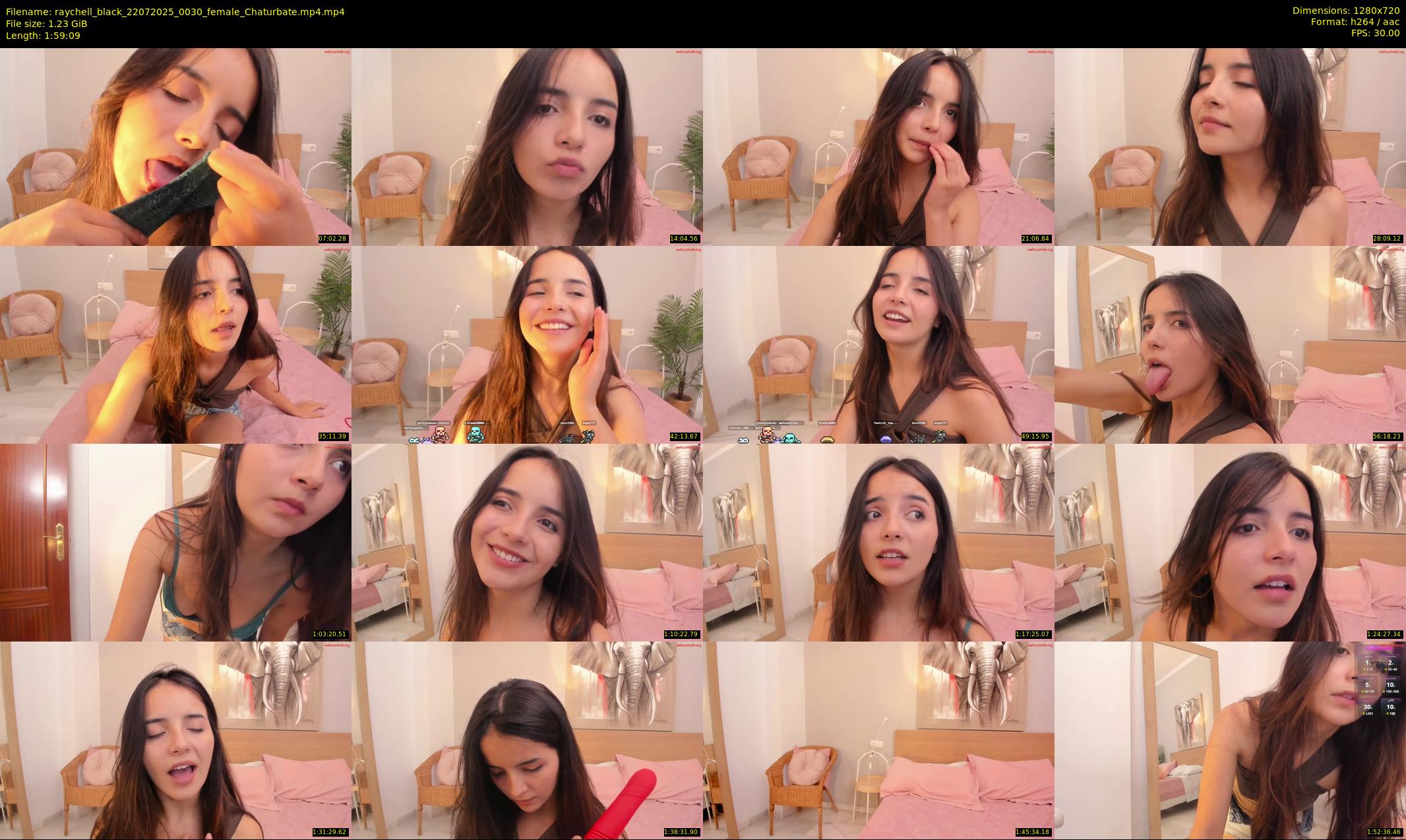 raychell_black — 120 minute Chaturbate female cam show recording, 720p, Jul 22, 2025