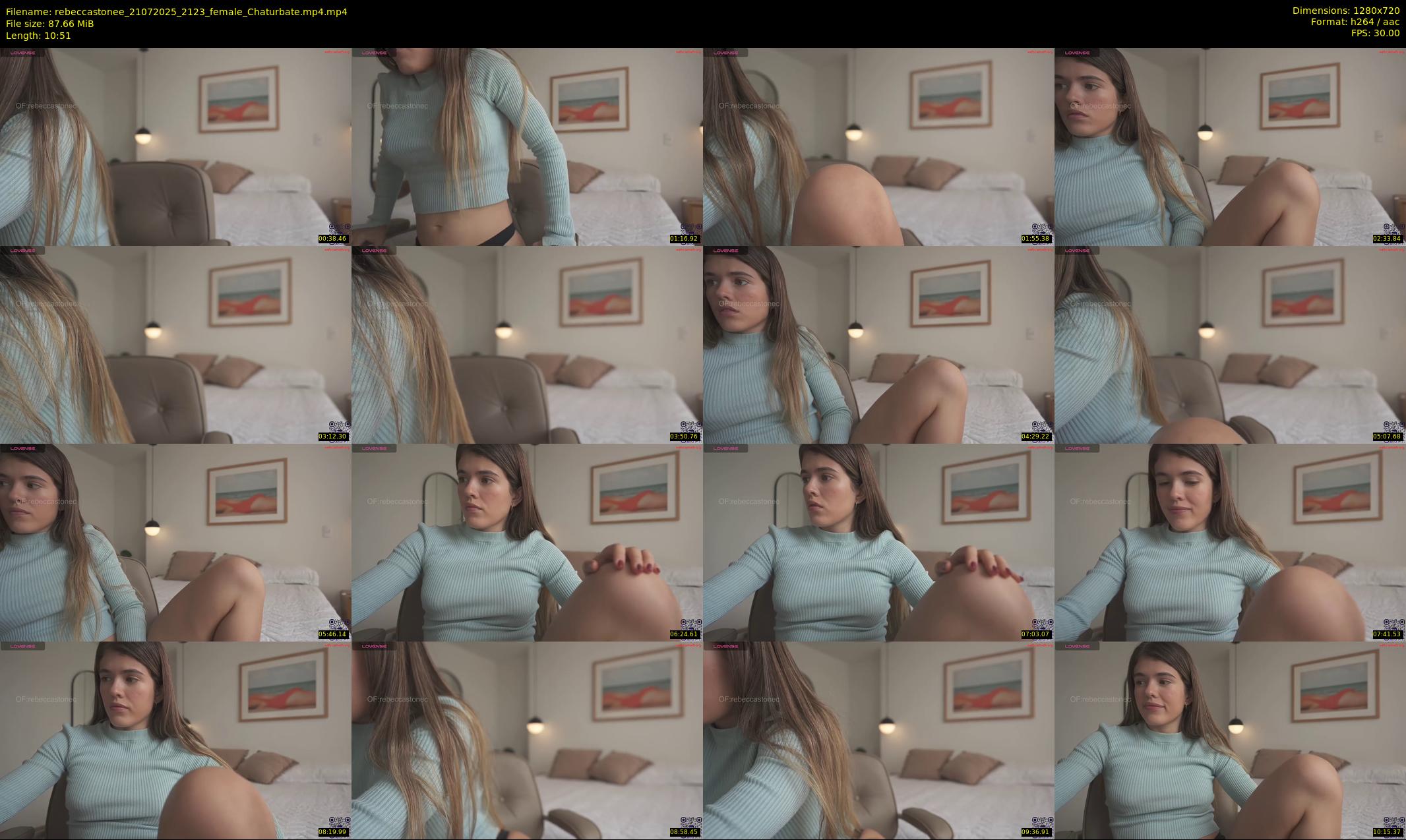 rebeccastonee — 11 minute Chaturbate female cam show recording, 720p, Jul 21, 2025