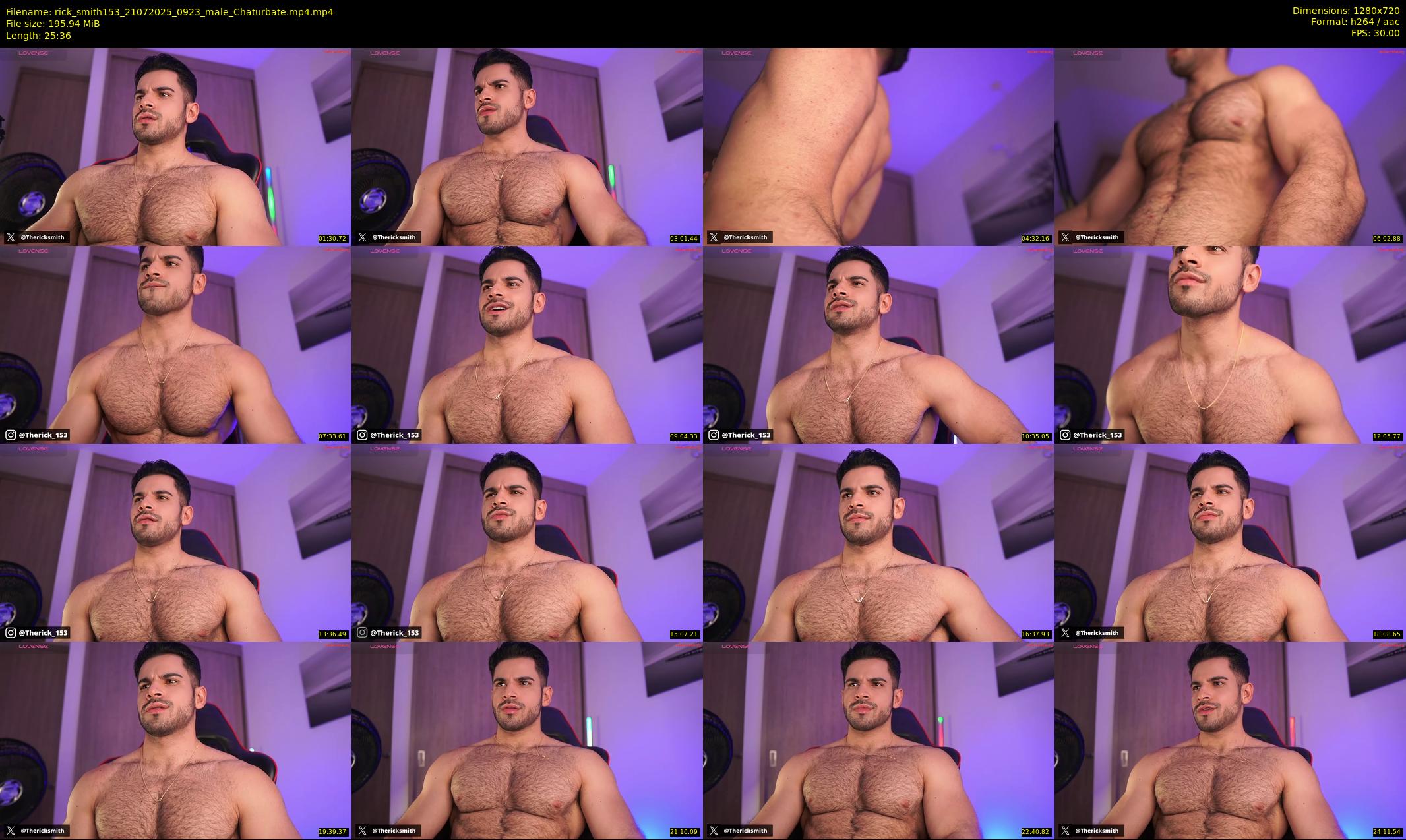 rick_smith153 — 26 minute Chaturbate male cam show recording, 720p, Jul 21, 2025